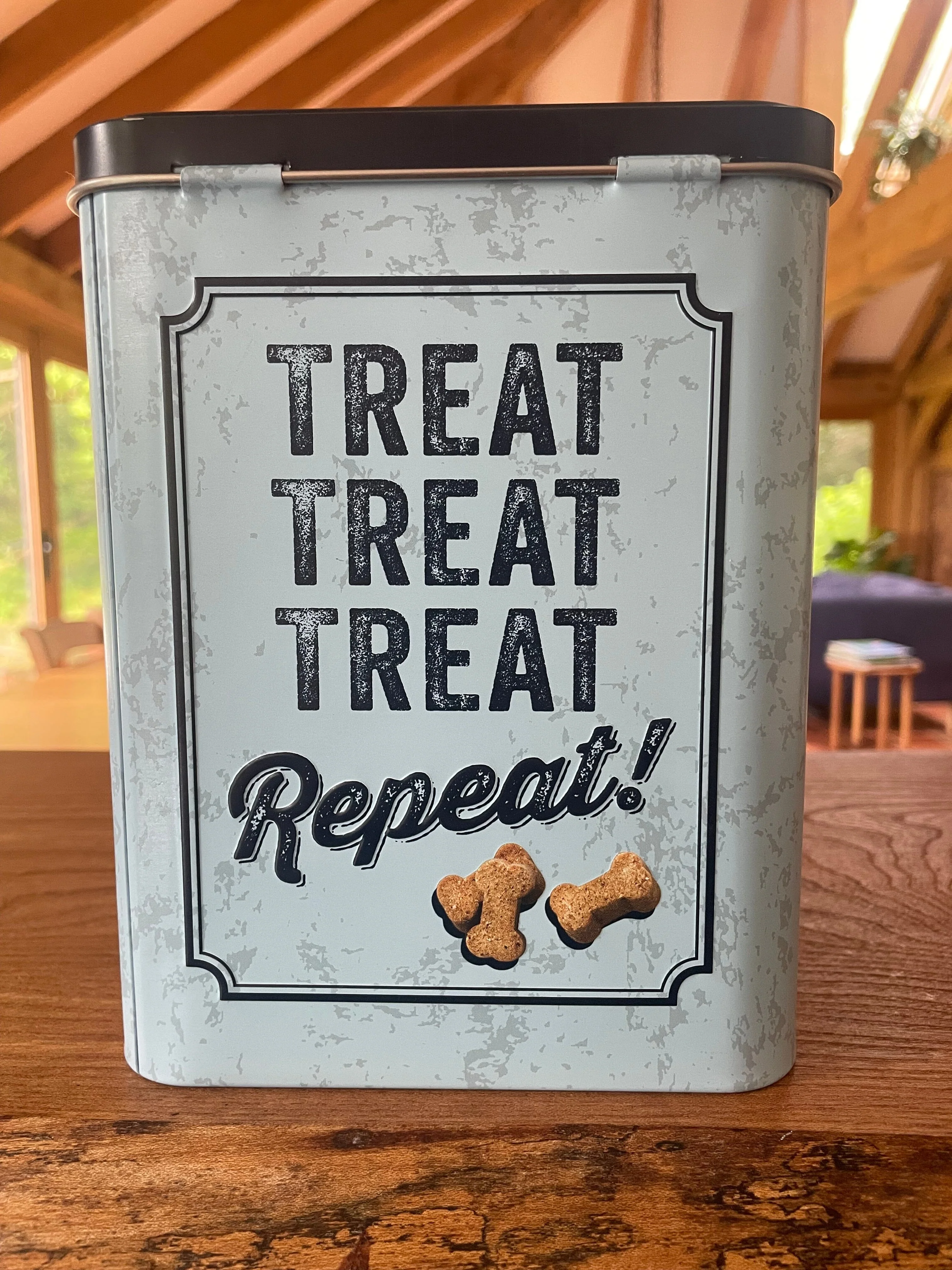 Retro Dog Treat Tin - Image 3